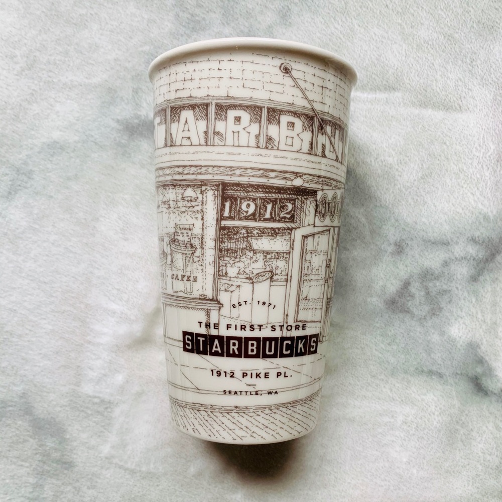 Starbucks Ceramic Tumbler- Pike Place edition